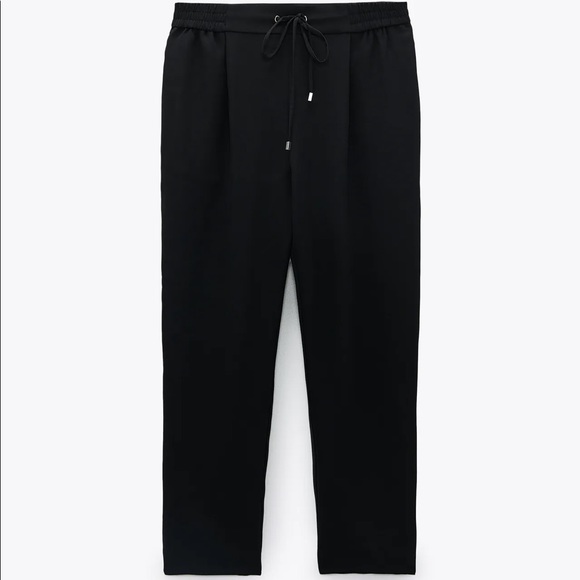 Zara High Wasted Black Pants - Picture 4 of 6